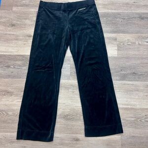 🖤 DKNY Active Black Velour Pants - Size M
